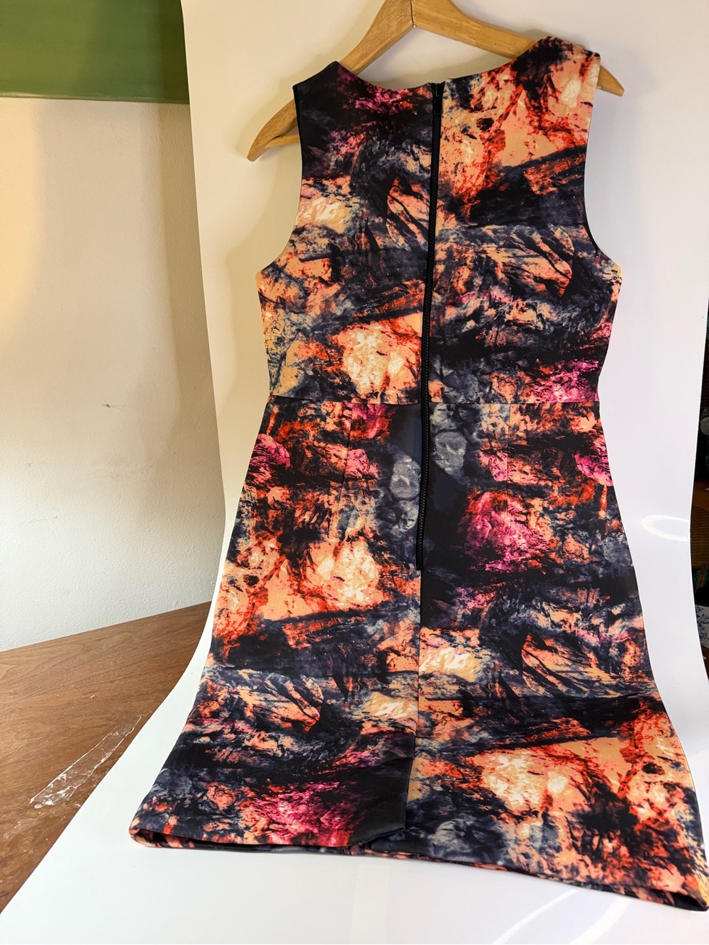 Cynthia Rowley size 8 colorful funky stretchy sleeveless dress 🤩 fun - Picture 8 of 15